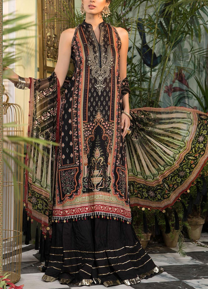 Mprints By Maria B Printed Lawn Suits Unstitched 3 Piece MB21-MP2 1112-B - Summer Collection