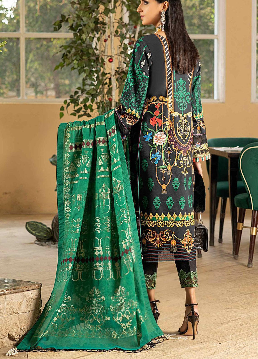 Marjaan By Sifona Embroidered Lawn Suits Unstitched 3 Piece SF21M 03 - Festive Collection