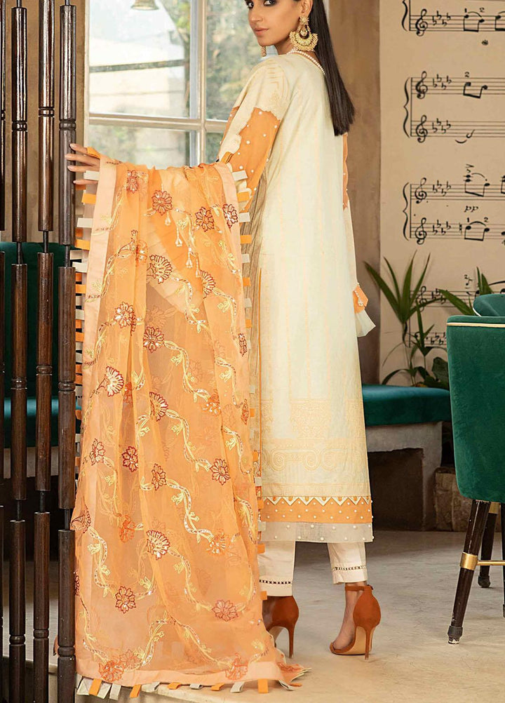 Marjaan By Sifona Embroidered Lawn Suits Unstitched 3 Piece SF21M 06 - Festive Collection