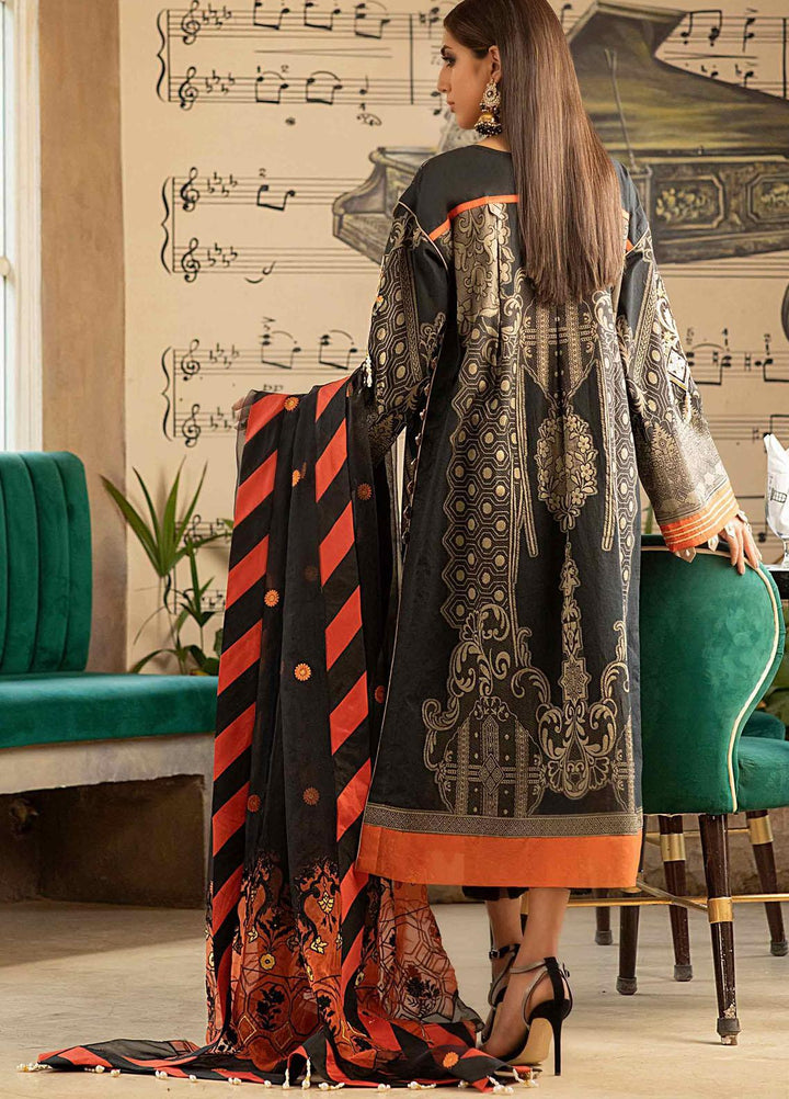 Marjaan By Sifona Embroidered Lawn Suits Unstitched 3 Piece SF21M 07 - Festive Collection