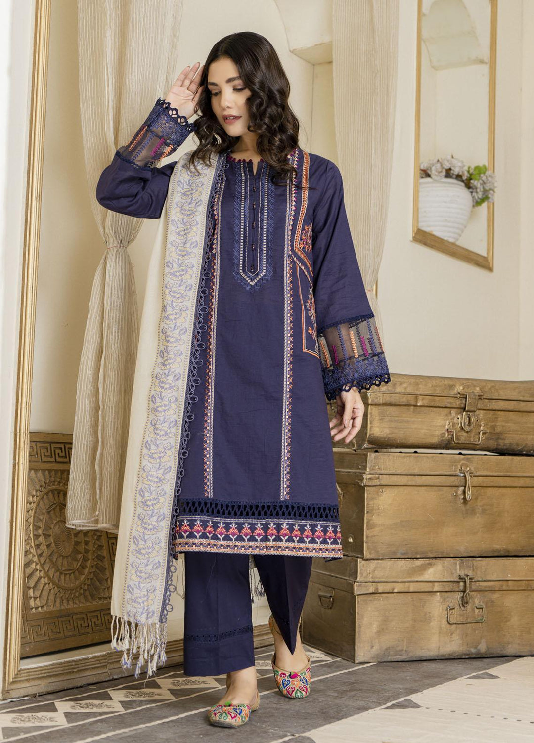 Maroon by Iqra Chaudhry Luxury Pret  Lawn 3 Piece Suit Sehar