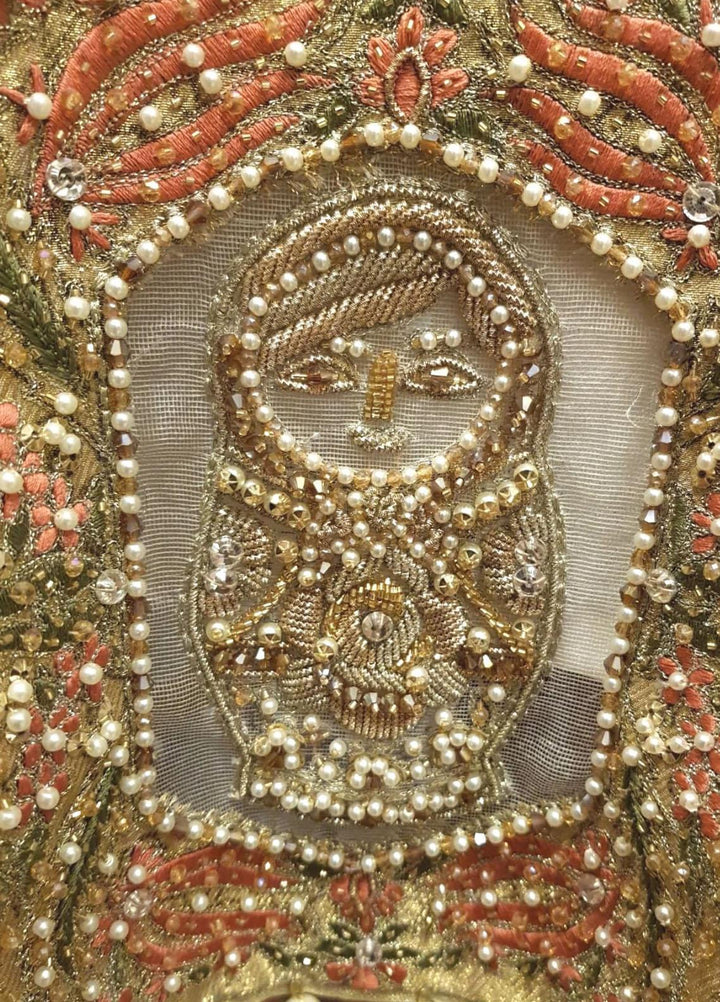 Maroon by Iqra Chaudhry Pret Embroidered Organza 3 Piece Suit Regal White