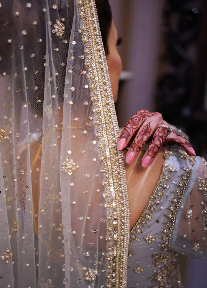 Maroon by Iqra Chaudhry Pret Embroidered Raw Silk 3 Piece Suit Umrao