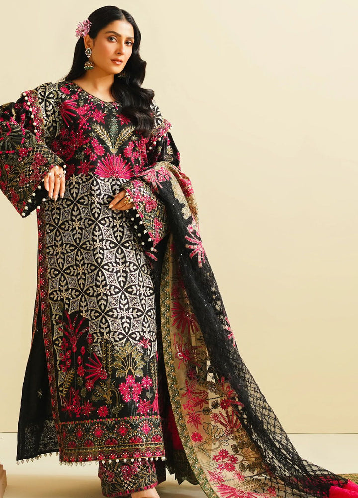 Maryum N Maria Embroidered Lawn Suit Unstitched 3 Piece MNM24E MS24581 Mehr - Eid Luxury Collection