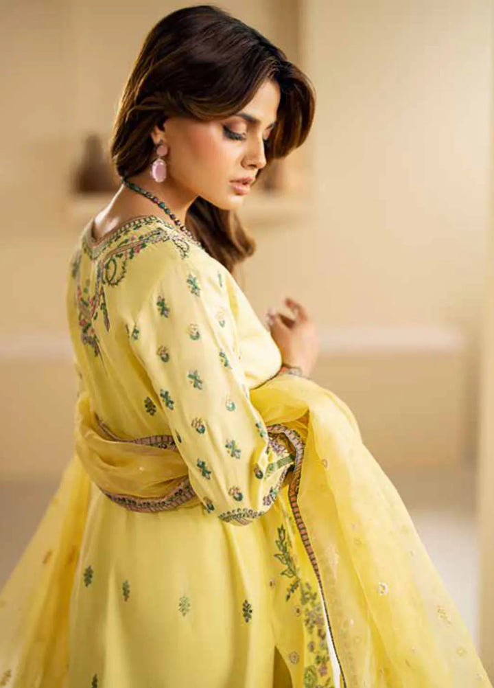 Maryum N Maria Embroidered Lawn Suit Unstitched 3 Piece MNM24EA Vera - Luxury Collection
