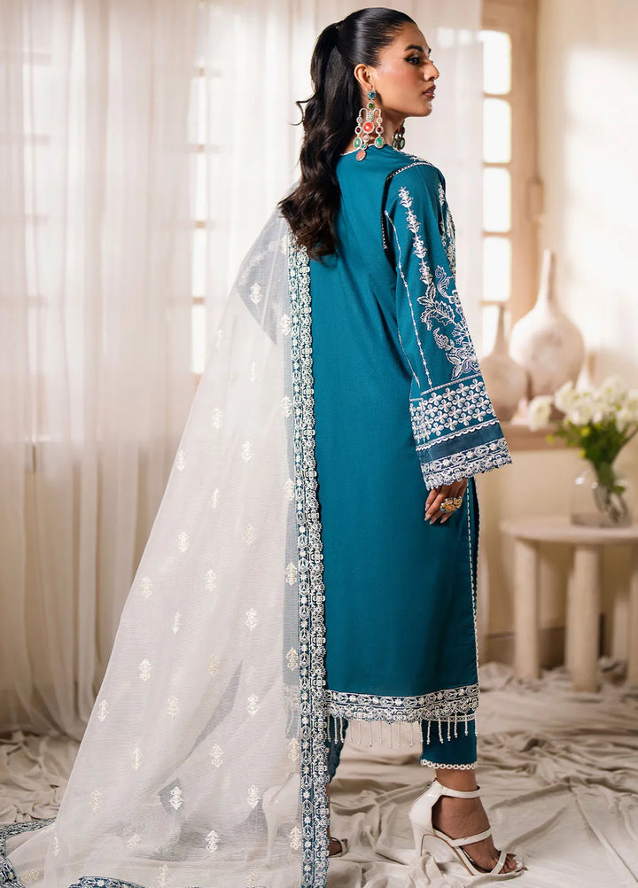 Maryum N Maria Embroidered Lawn Suit Unstitched 3 Piece MNM24EA2 MS24614 Nailah - Festive Collection