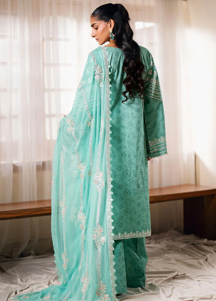 Maryum N Maria Embroidered Lawn Suit Unstitched 3 Piece MNM24EA2 MS24615 Salma - Festive Collection