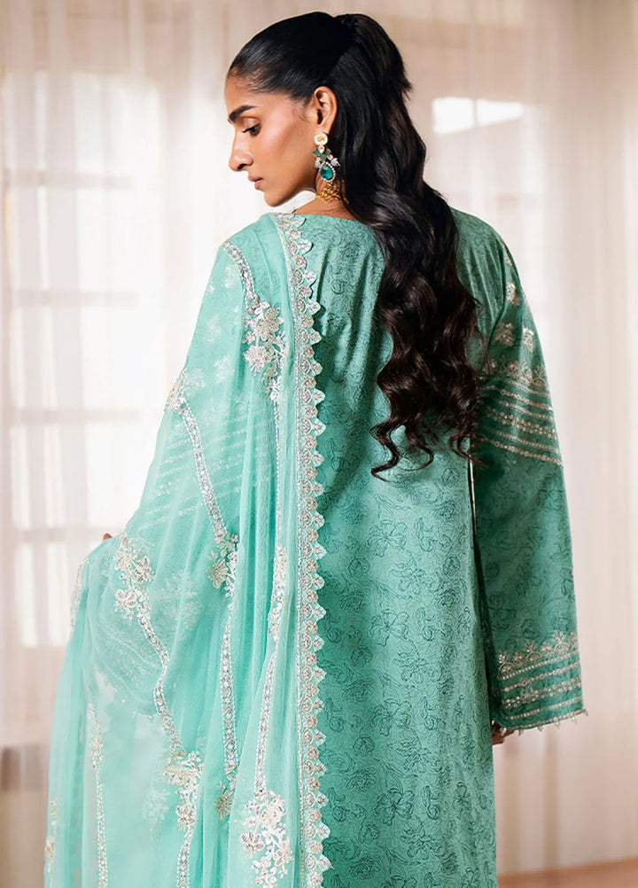 Maryum N Maria Embroidered Lawn Suit Unstitched 3 Piece MNM24EA2 MS24615 Salma - Festive Collection