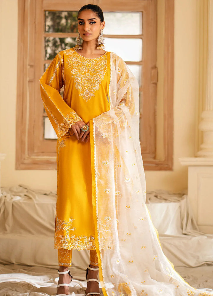 Maryum N Maria Embroidered Lawn Suit Unstitched 3 Piece MNM24EA2 MS24616 Zuberi - Festive Collection