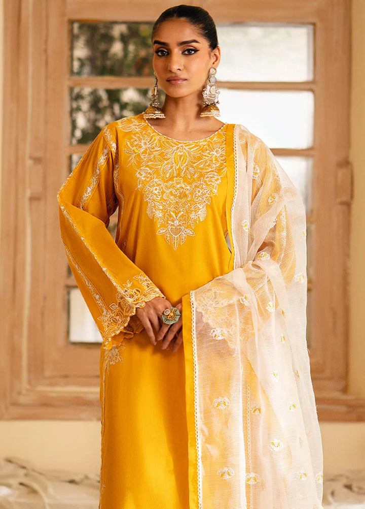 Maryum N Maria Embroidered Lawn Suit Unstitched 3 Piece MNM24EA2 MS24616 Zuberi - Festive Collection