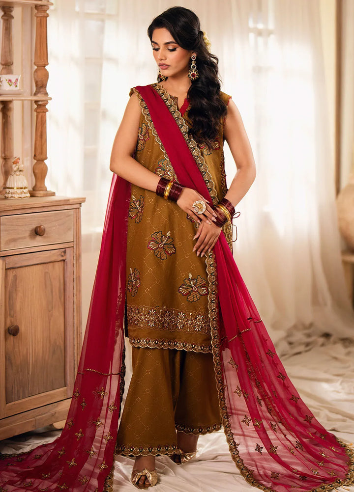 Maryum N Maria Embroidered Lawn Suit Unstitched 3 Piece MNM24EA2 MS24617 Rehema - Festive Collection