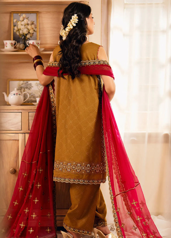 Maryum N Maria Embroidered Lawn Suit Unstitched 3 Piece MNM24EA2 MS24617 Rehema - Festive Collection