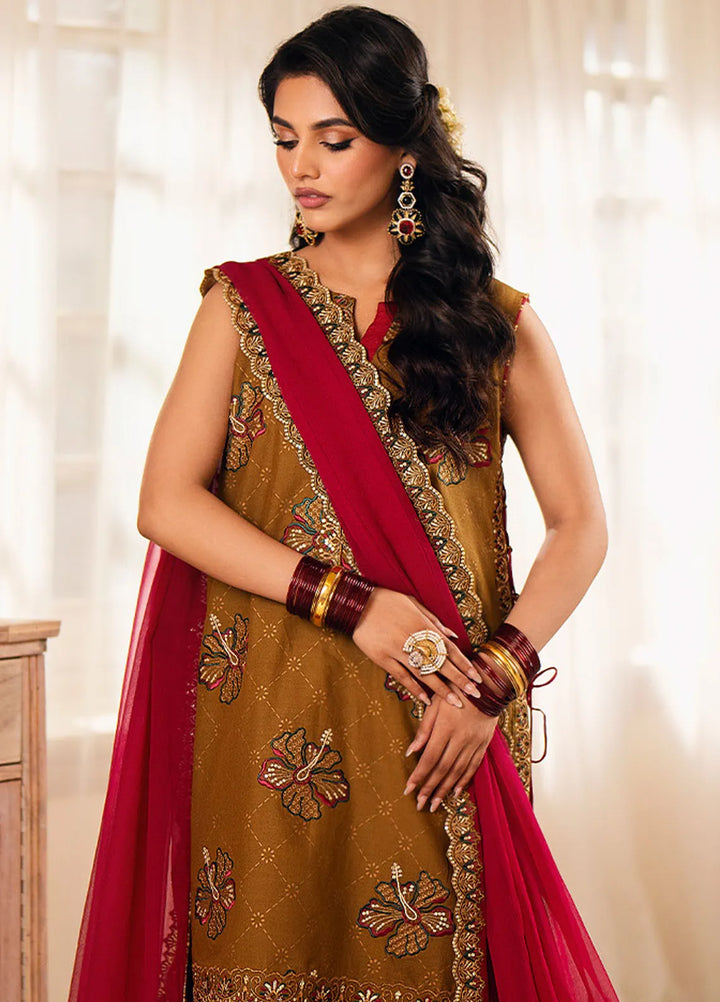 Maryum N Maria Embroidered Lawn Suit Unstitched 3 Piece MNM24EA2 MS24617 Rehema - Festive Collection