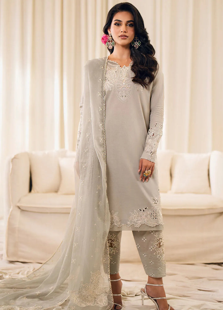 Maryum N Maria Embroidered Lawn Suit Unstitched 3 Piece MNM24EA2 MS24619 Aya - Festive Collection