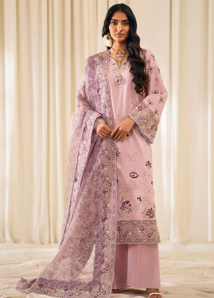 Maryum N Maria Embroidered Lawn Suit Unstitched 3 Piece MNM24EA2 MS24620 Jomana - Festive Collection