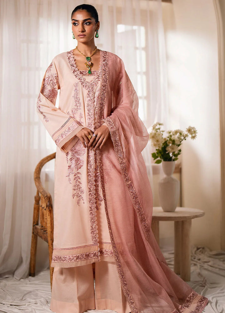 Maryum N Maria Embroidered Lawn Suit Unstitched 3 Piece MNM24EA2 MS24622 Fukayna - Festive Collection