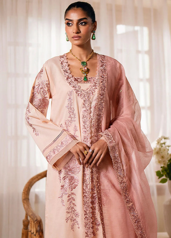 Maryum N Maria Embroidered Lawn Suit Unstitched 3 Piece MNM24EA2 MS24622 Fukayna - Festive Collection