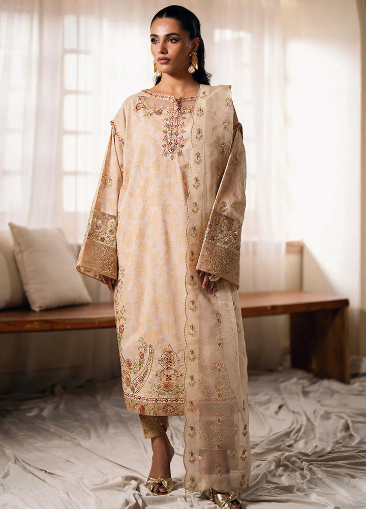Maryum N Maria Embroidered Lawn Suit Unstitched 3 Piece MNM24EA2 MS24624 Eshe - Festive Collection