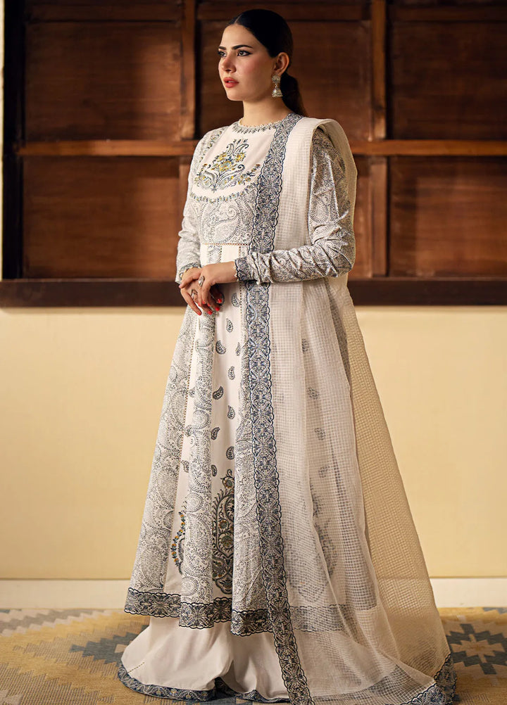 Maryum N Maria Embroidered Lawn Suit Unstitched 3 Piece MNM24EA2 MS24625 Gamila - Festive Collection