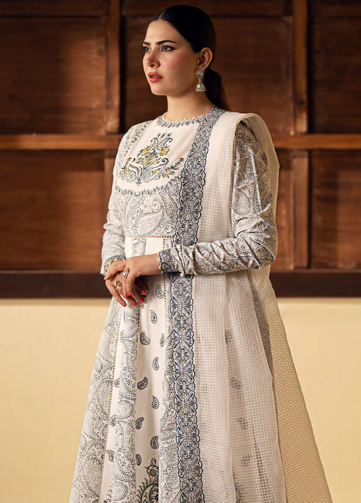 Maryum N Maria Embroidered Lawn Suit Unstitched 3 Piece MNM24EA2 MS24625 Gamila - Festive Collection