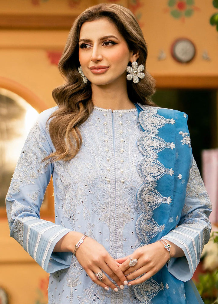 Maryum N Maria Embroidered Lawn Suit Unstitched 3 Piece MNM24LL2 MS24560 Eshe - Luxury Summer Collection