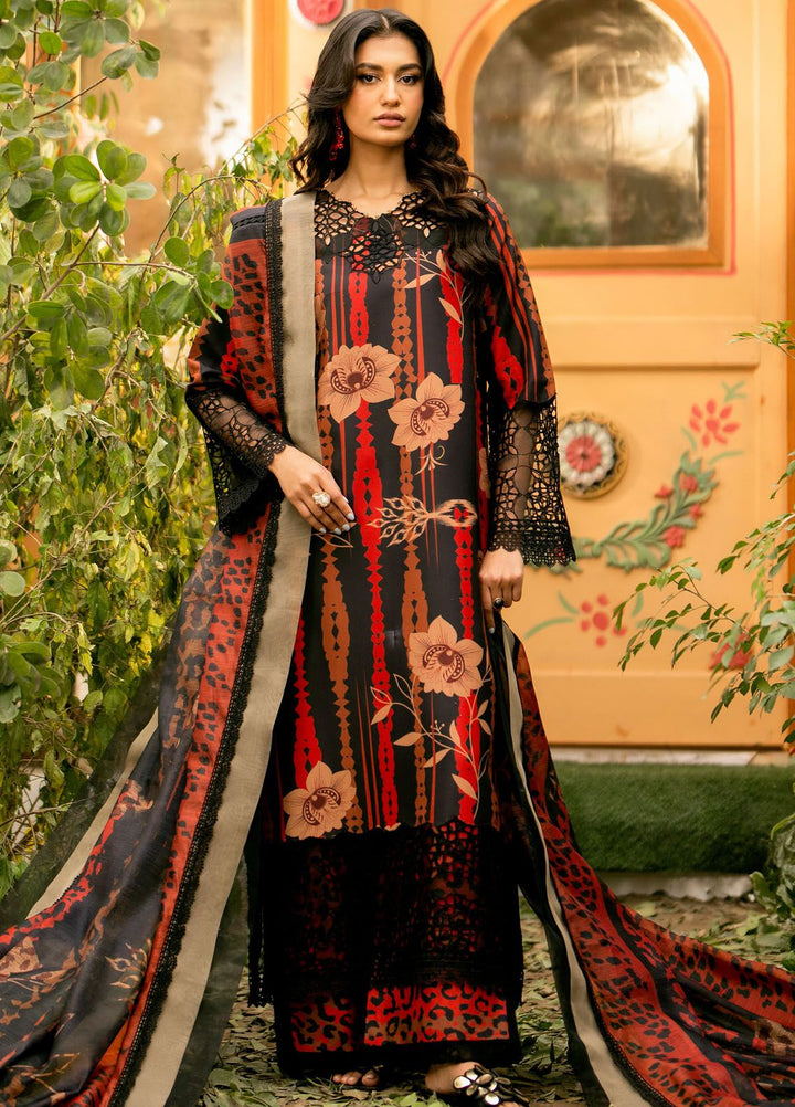 Maryum N Maria Embroidered Lawn Suit Unstitched 3 Piece MNM24LL2 MS24571 Chione - Luxury Summer Collection