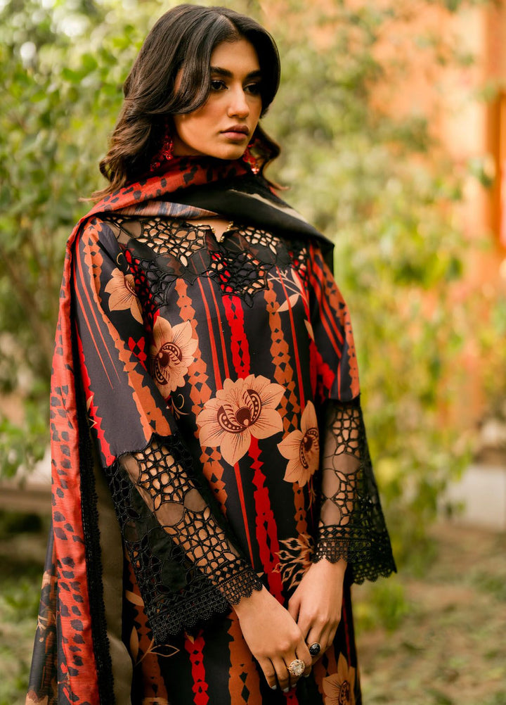 Maryum N Maria Embroidered Lawn Suit Unstitched 3 Piece MNM24LL2 MS24571 Chione - Luxury Summer Collection