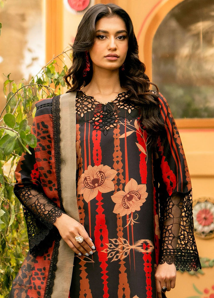 Maryum N Maria Embroidered Lawn Suit Unstitched 3 Piece MNM24LL2 MS24571 Chione - Luxury Summer Collection