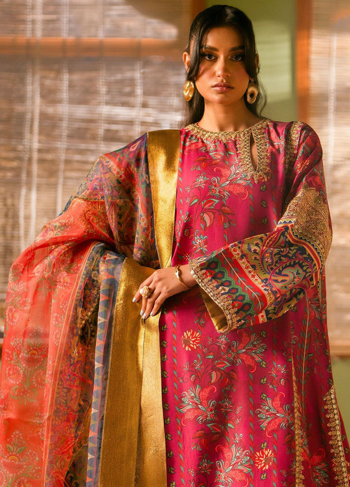 Maryum N Maria Embroidered Lawn Suit Unstitched 3 Piece MNM24LL2 MS24572 Tefnut - Luxury Summer Collection