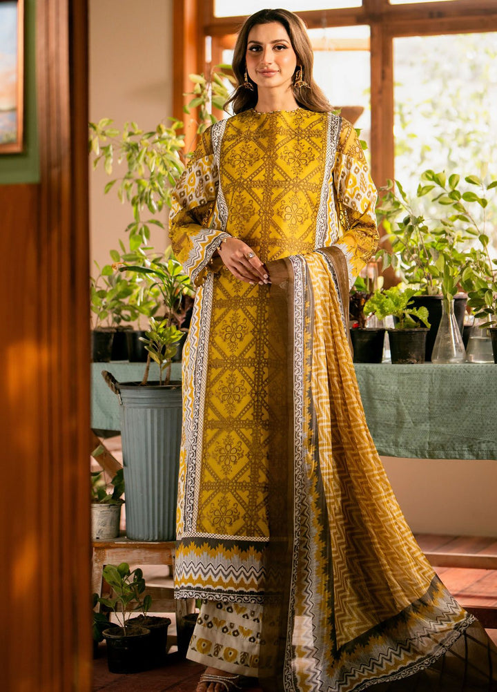Maryum N Maria Embroidered Lawn Suit Unstitched 3 Piece MNM24LL2 MS24576 Layla - Luxury Summer Collection