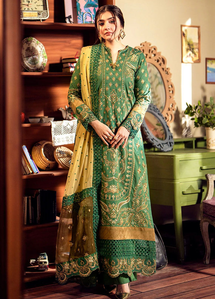 Maryum N Maria Embroidered Lawn Suits Unstitched 3 Piece MNM24LL MS24-551 Dure - Summer Collection