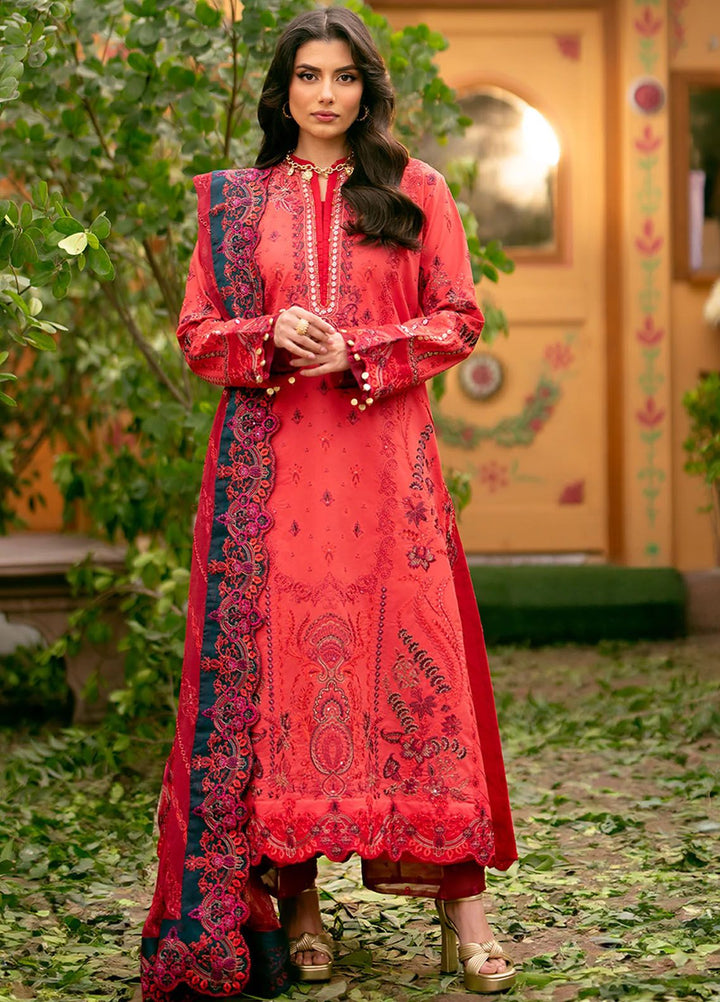 Maryum N Maria Embroidered Lawn Suits Unstitched 3 Piece MNM24LL MS24-561 Aliana - Summer Collection