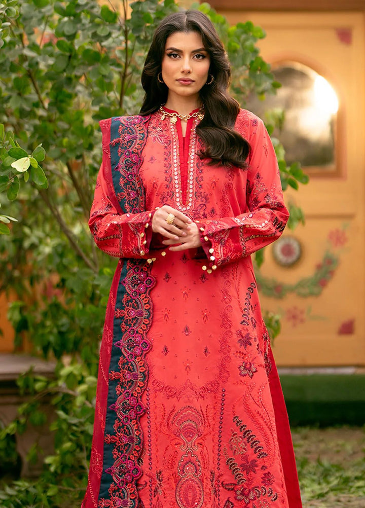 Maryum N Maria Embroidered Lawn Suits Unstitched 3 Piece MNM24LL MS24-561 Aliana - Summer Collection