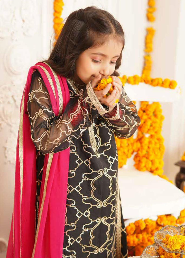 Maryum N Maria Organza Embroidered Girls 3 Piece Suit - MNM21K MKD 20