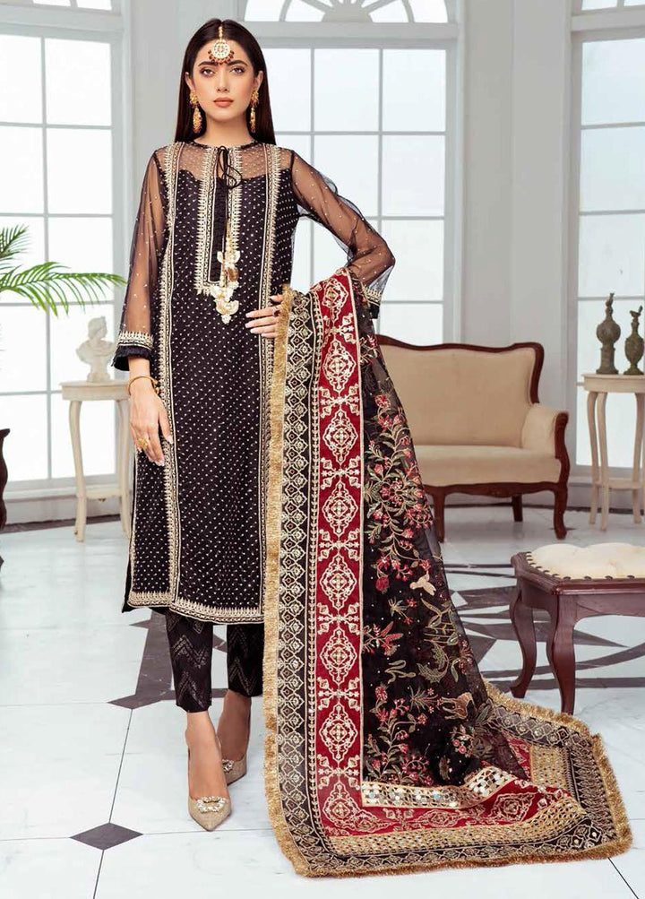 Luminious By Maryum N Maria Embroidered Organza Suits Unstitched 3 Piece MNM22LP MFD 79 KABEERA - Premium Collection