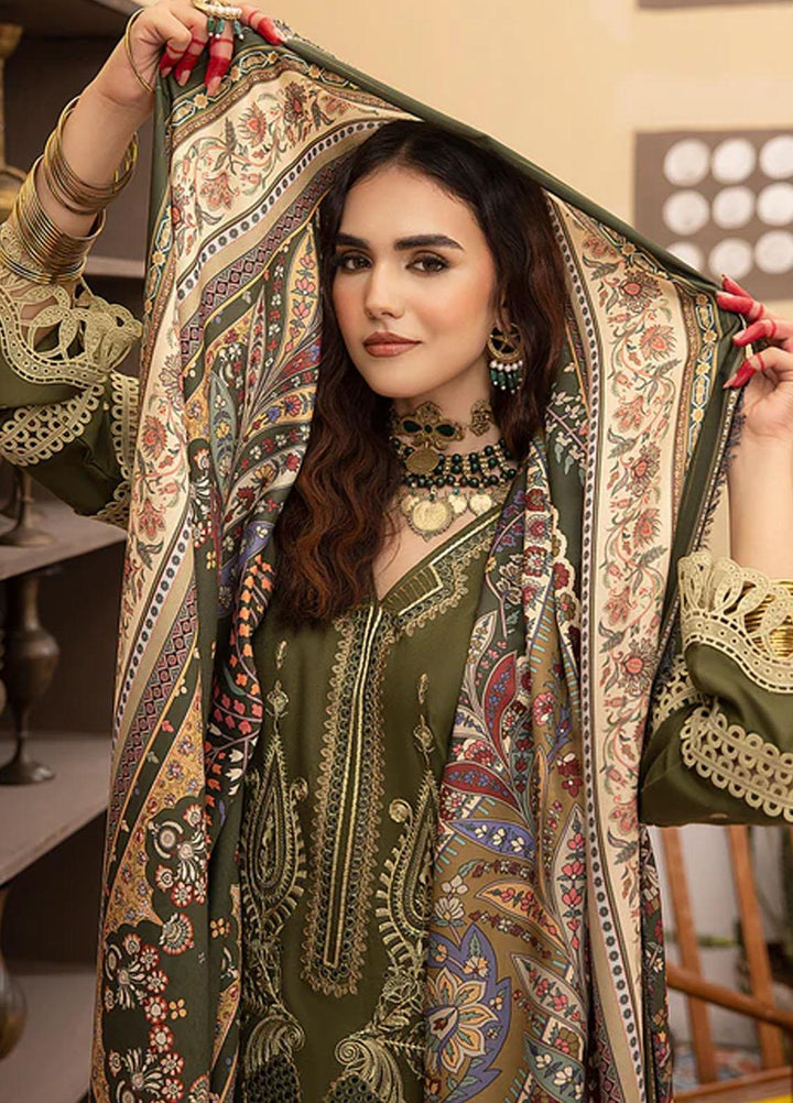 Masakali By Mahnur Embroidered Crepe Suits Unstitched 3 Piece MN23MSK D-02 A - Winter Collection