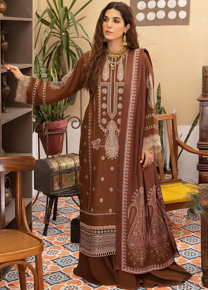 Masakali By Mahnur Embroidered Crepe Suits Unstitched 3 Piece MN23MSK D-05 A - Winter Collection