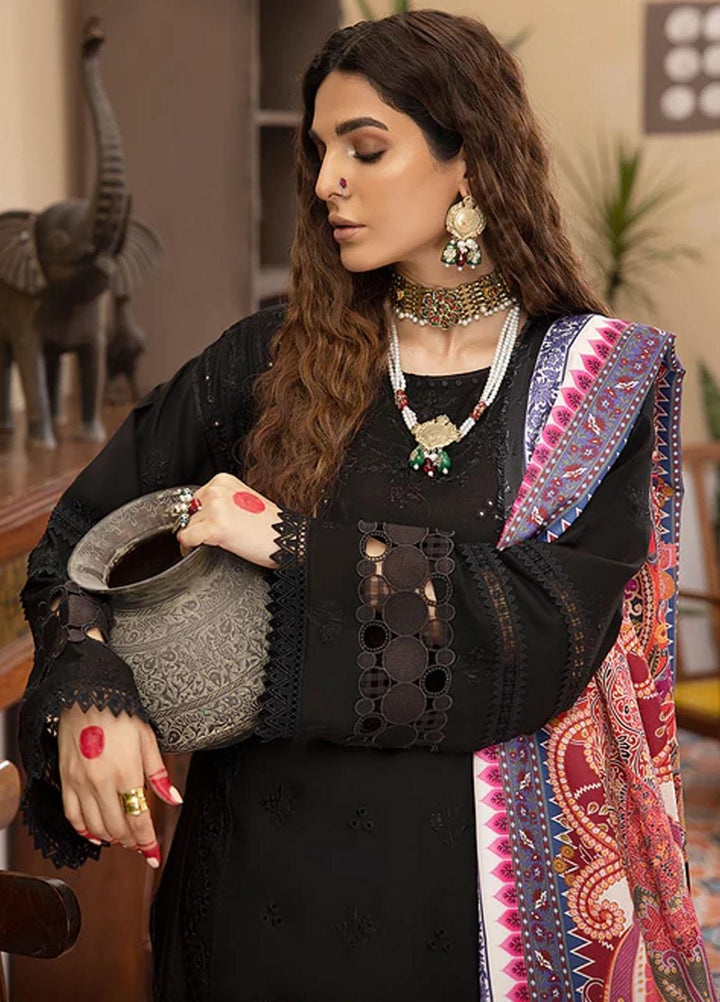 Masakali By Mahnur Embroidered Crepe Suits Unstitched 3 Piece MN23MSK D-06 A - Winter Collection