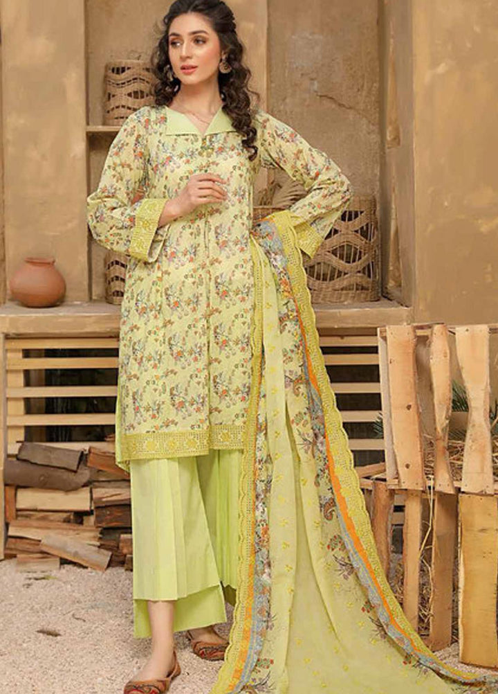 Mashal by Riaz Arts Embroidered Lawn Suits Unstitched 3 Piece RA21MH ML-03 - Summer Collection