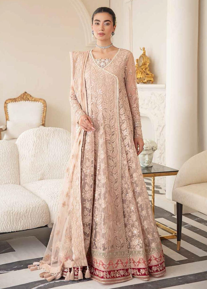 Mashal-e-Mahtaab By Serene Embroidered Net Suits Unstitched 3 Piece S-1055 Tammnah-e-Kham - Summer Collection