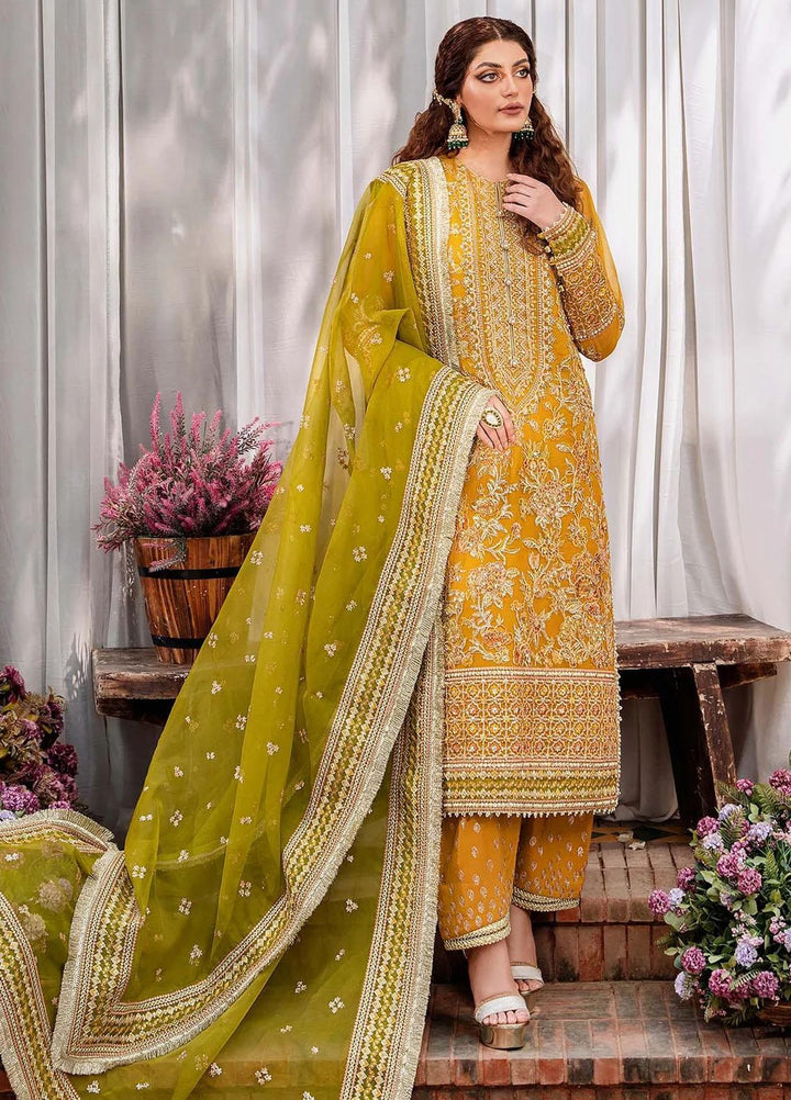 Mastani By Akbar Aslam Embroidered Organza Suits Unstitched 3 Piece AA23MS 1498 Roohi - Wedding Collection
