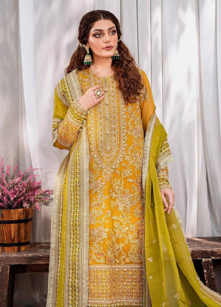 Mastani By Akbar Aslam Embroidered Organza Suits Unstitched 3 Piece AA23MS 1498 Roohi - Wedding Collection