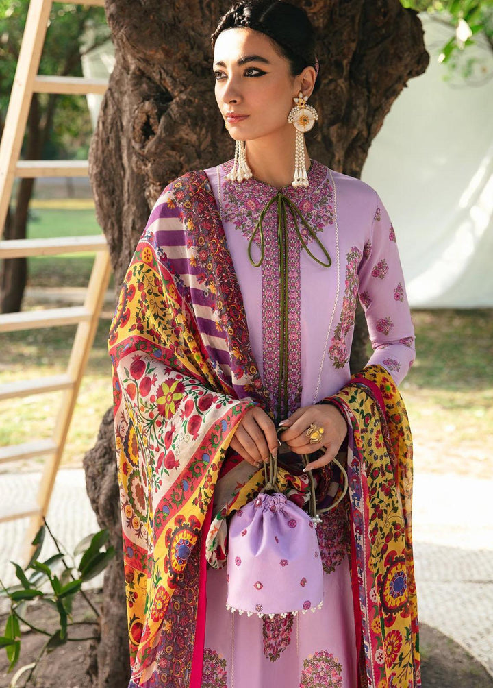 Mausam by Hussain Rehar Embroidered Lawn Suits Unstitched 3 Piece HRR23M Kasni - Eid Collection