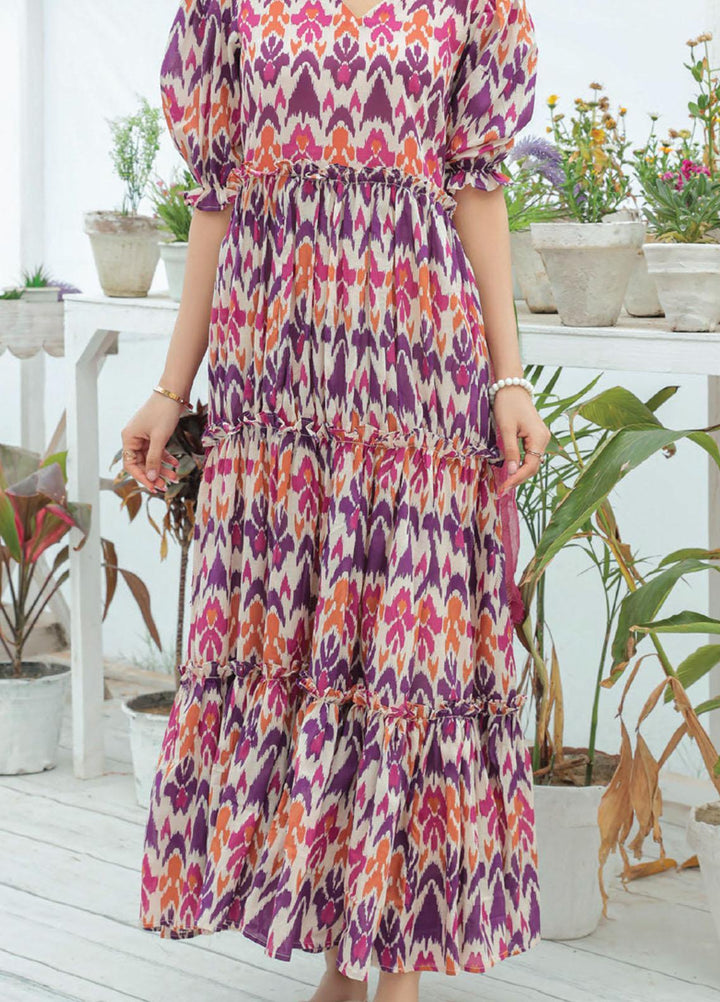 Maya By Humdum Printed Lawn Suits Unstitched 3 Piece HD23MY D-05 - Summer Collection