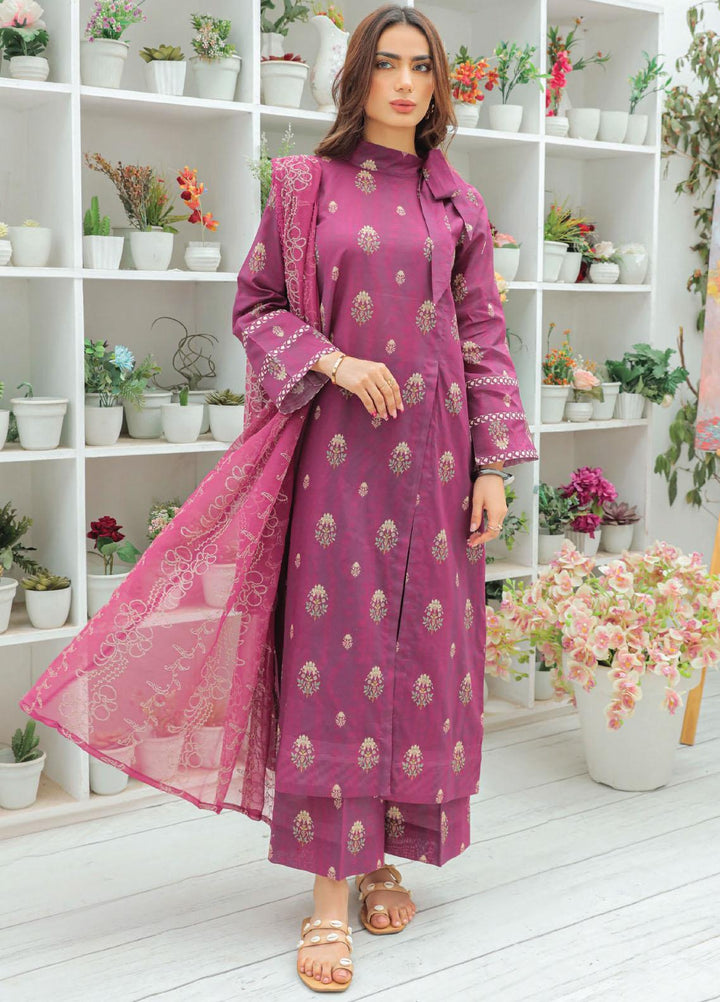 Maya By Humdum Printed Lawn Suits Unstitched 3 Piece HD23MY D-07 - Summer Collection