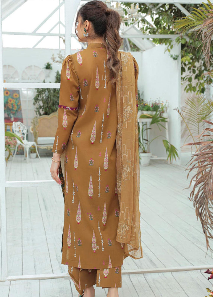 Maya By Humdum Printed Lawn Suits Unstitched 3 Piece HD23MY D-09 - Summer Collection