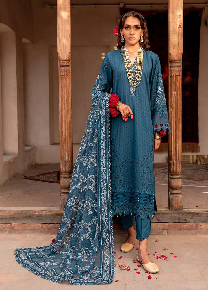 Maya By Nureh Embroidered Lawn Suits Unstitched 3 Piece NU23CC NS-75 - Festive Collection