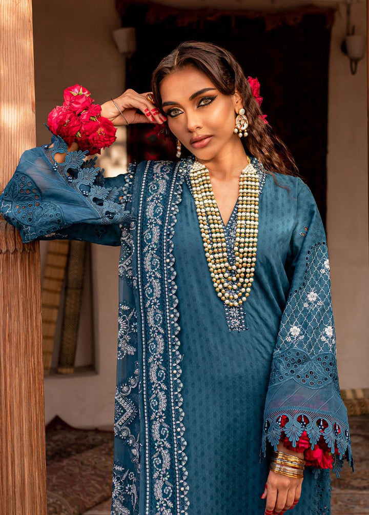 Maya By Nureh Embroidered Lawn Suits Unstitched 3 Piece NU23CC NS-75 - Festive Collection