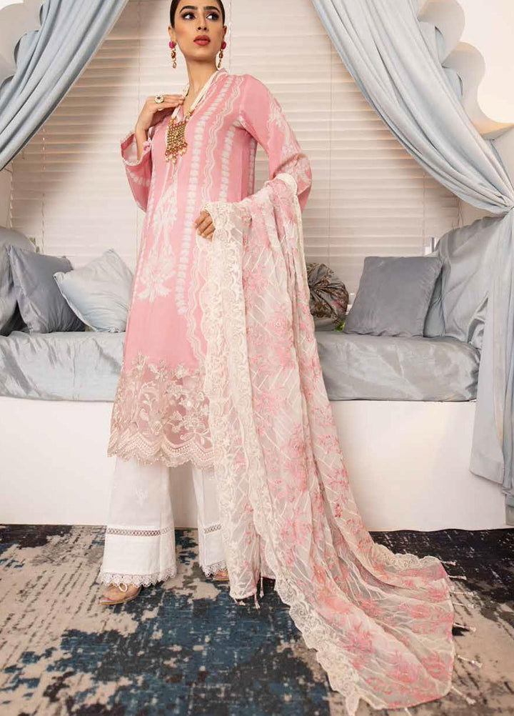 Maya by Nureh Embroidered Lawn Suits Unstitched 3 Piece NU21ML 18 - Summer Collection