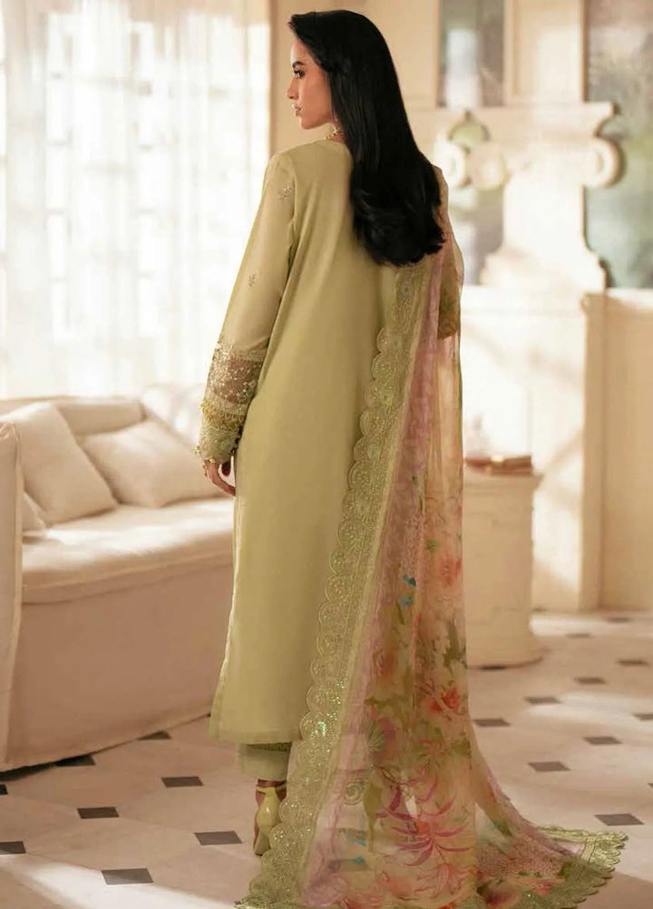 Maya By Nureh  Embroidered Lawn Suit Unstitched 3 Piece NU24ML NS-143 - Summer Collection